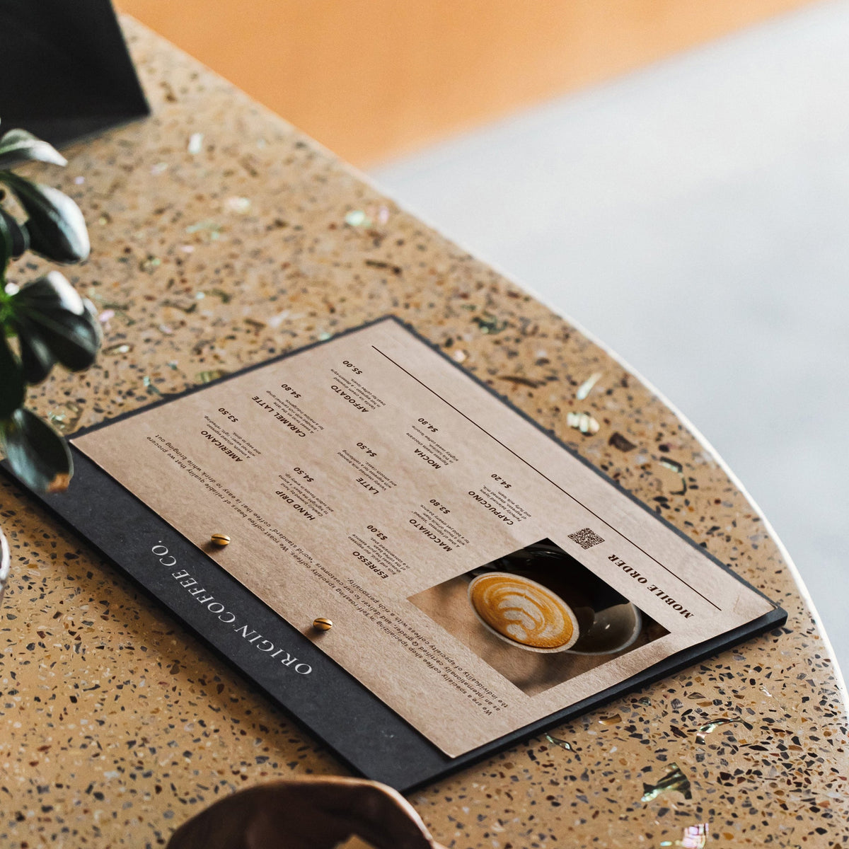 Paper Insert Menu Board