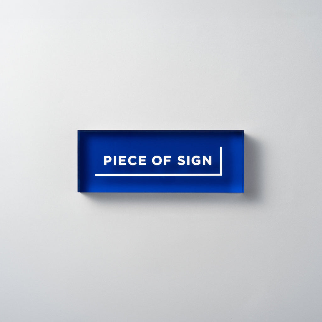 COUNTER / TABLE TOP SIGN – Acrylic Color Printing