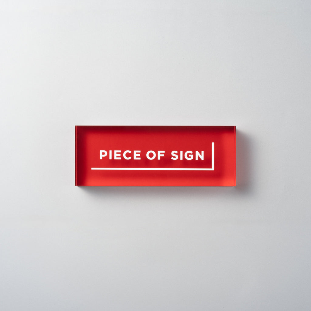 COUNTER / TABLE TOP SIGN – Acrylic Color Printing