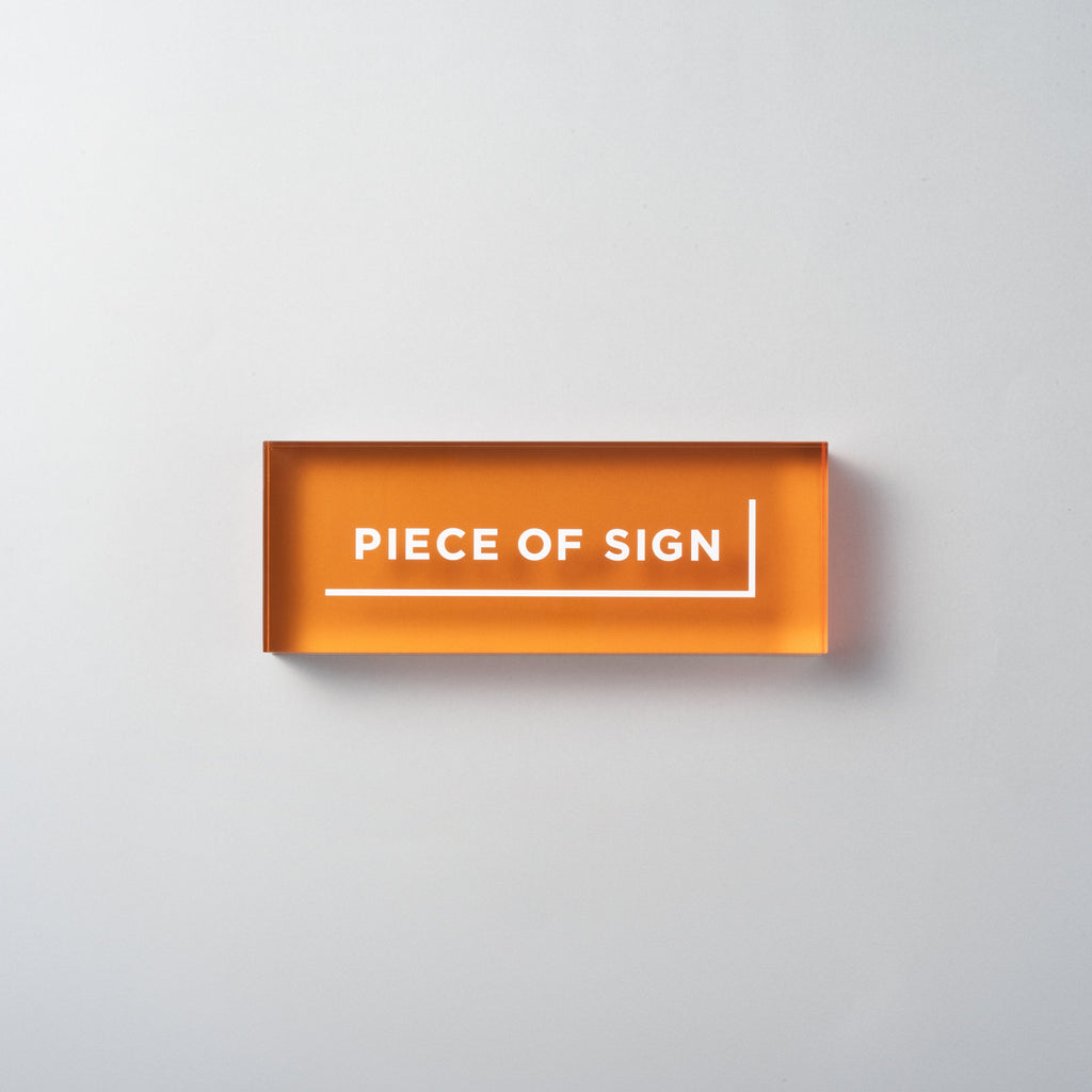 COUNTER / TABLE TOP SIGN – Acrylic Color Printing