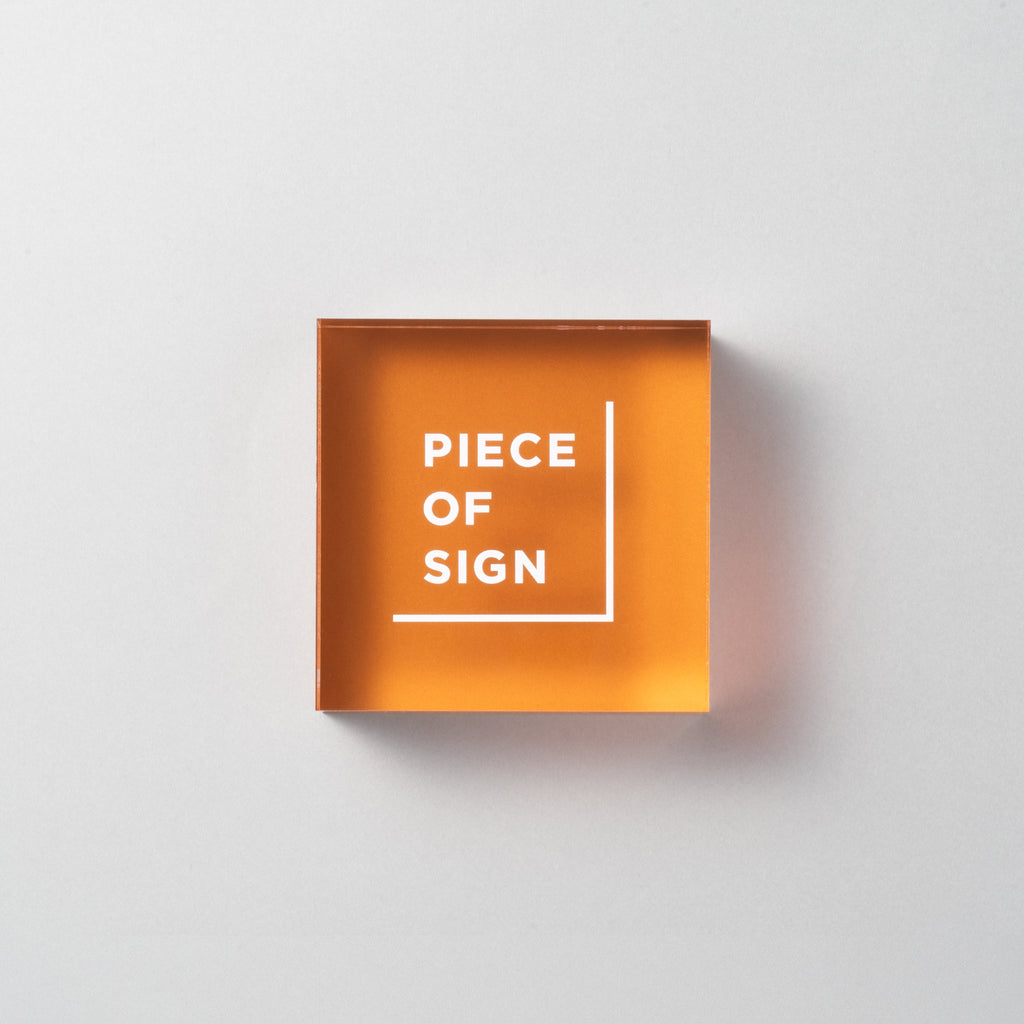 COUNTER / TABLE TOP SIGN – Acrylic Color Printing