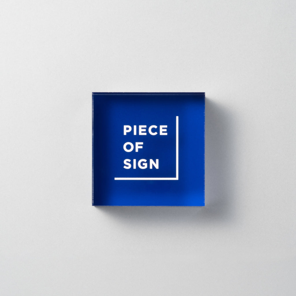 COUNTER / TABLE TOP SIGN – Acrylic Color Printing
