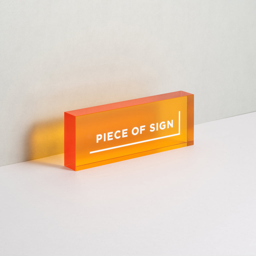 COUNTER / TABLE TOP SIGN – Acrylic Color Printing