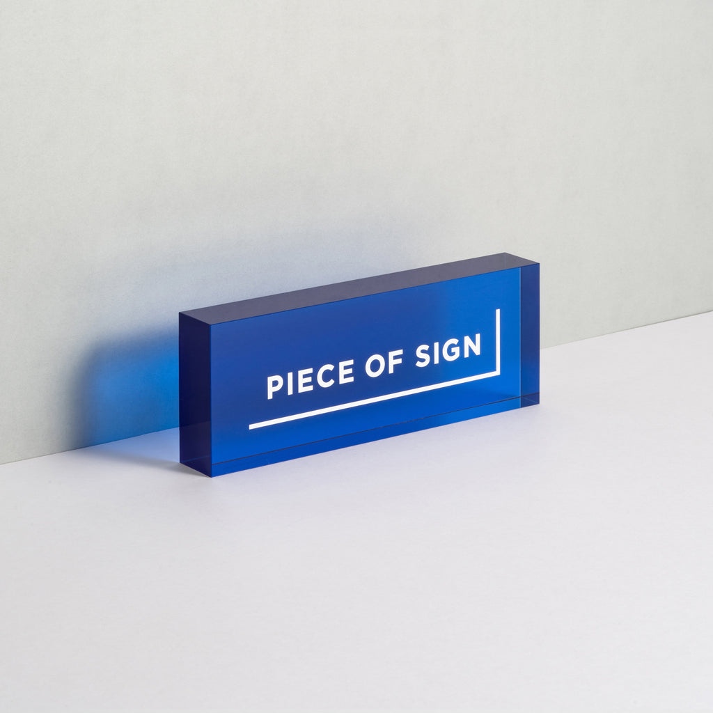 COUNTER / TABLE TOP SIGN – Acrylic Color Printing