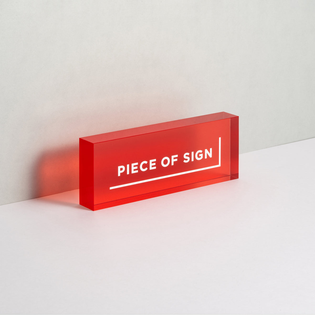 COUNTER / TABLE TOP SIGN – Acrylic Color Printing