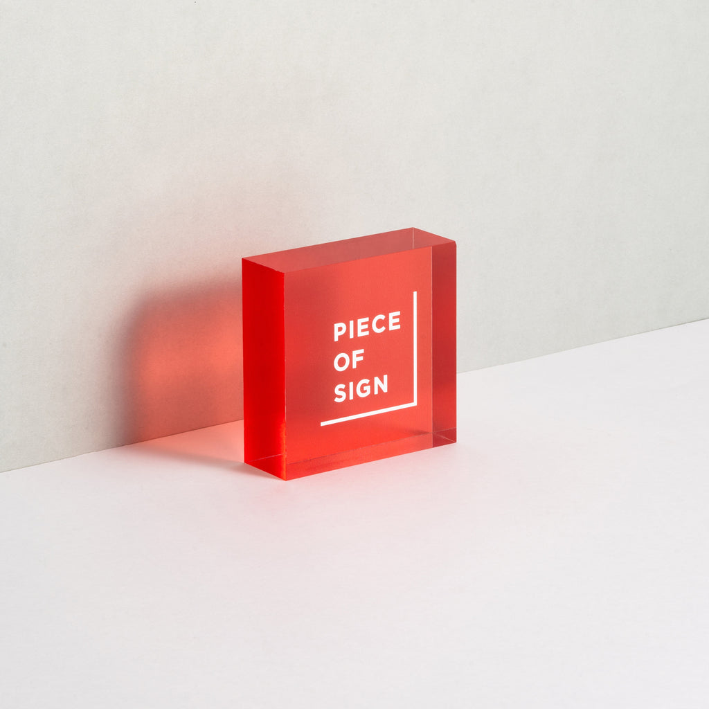 COUNTER / TABLE TOP SIGN – Acrylic Color Printing