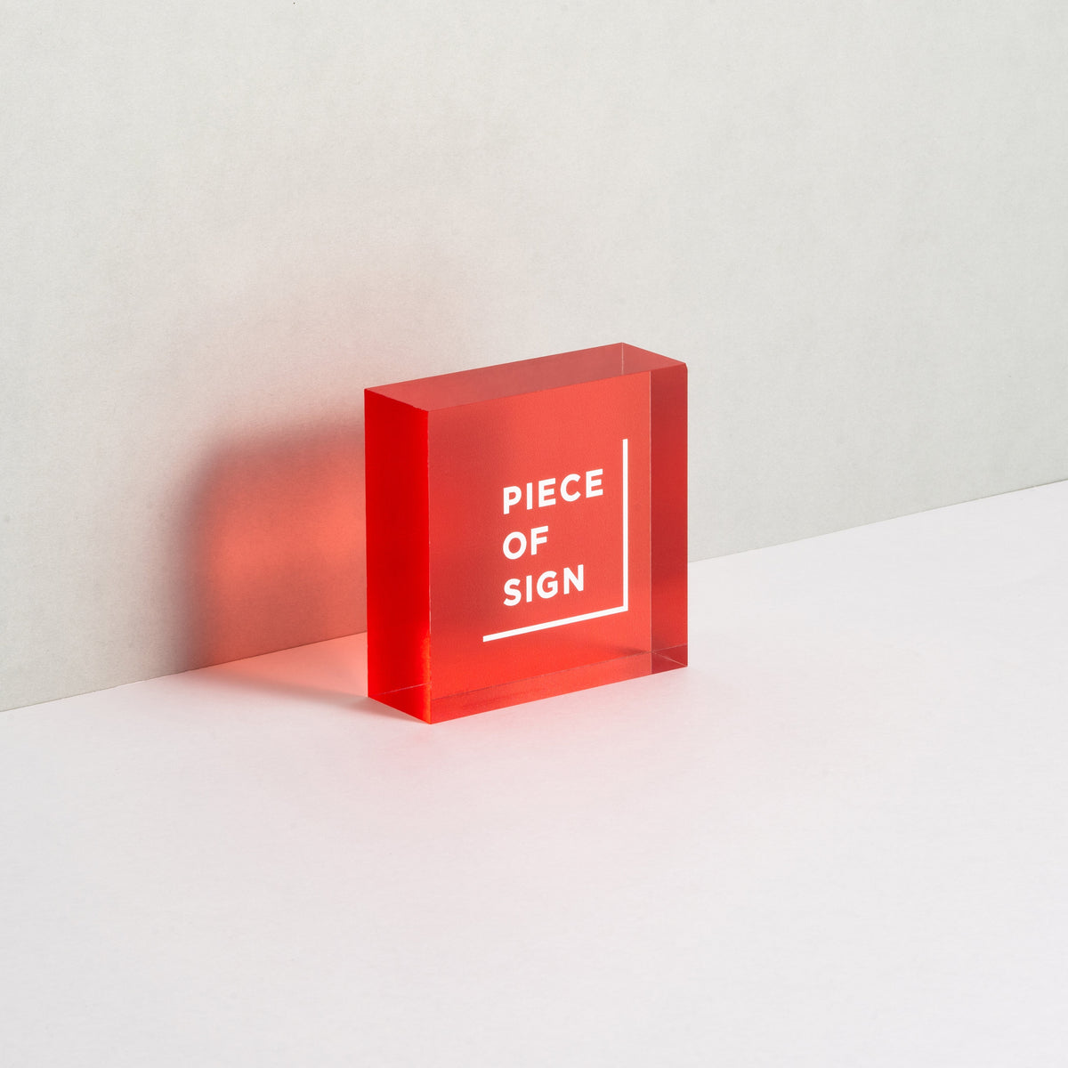 COUNTER / TABLE TOP SIGN – Acrylic Color Printing