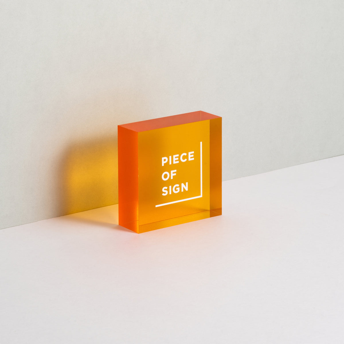 COUNTER / TABLE TOP SIGN – Acrylic Color Printing