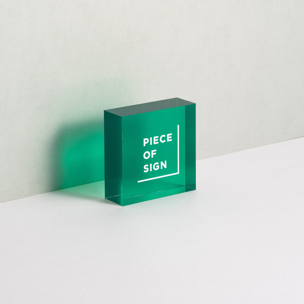 COUNTER / TABLE TOP SIGN – Acrylic Color Printing
