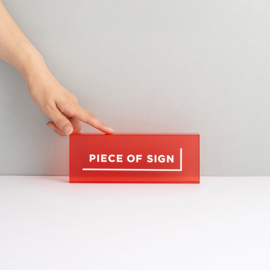 COUNTER / TABLE TOP SIGN – Acrylic Color Printing
