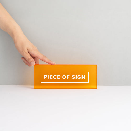 COUNTER / TABLE TOP SIGN – Acrylic Color Printing