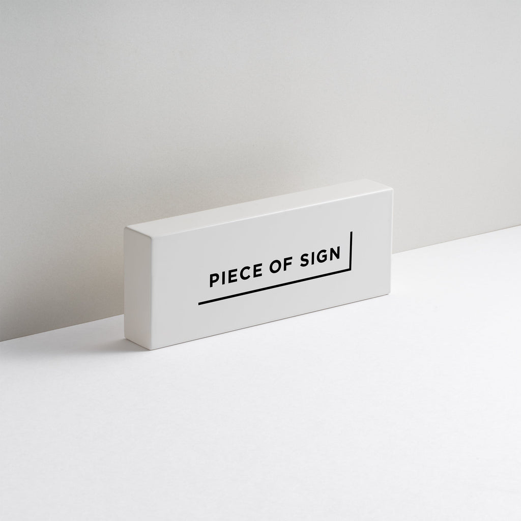 COUNTER / TABLETOP SIGN