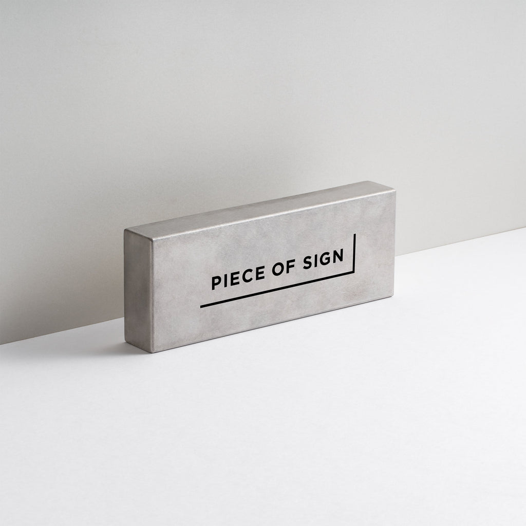 COUNTER / TABLETOP SIGN
