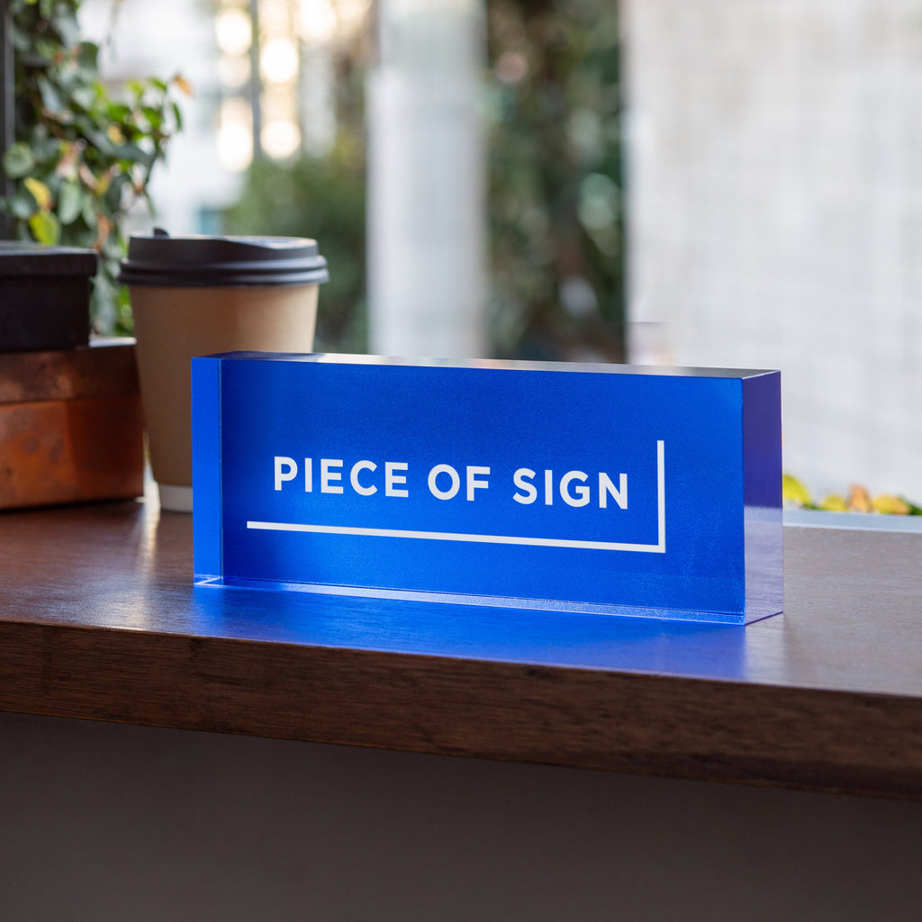 COUNTER / TABLE TOP SIGN – Acrylic Color Printing