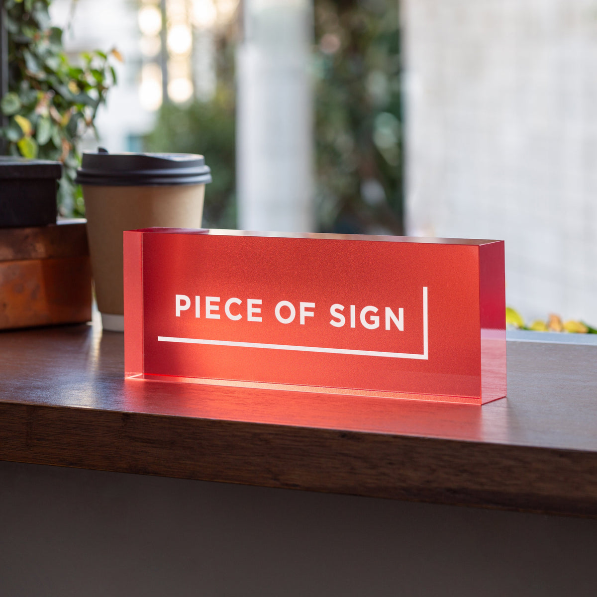 COUNTER / TABLE TOP SIGN – Acrylic Color Printing