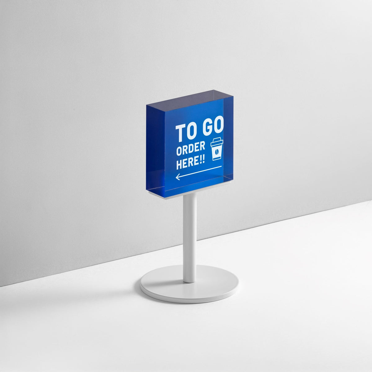 Tabletop Block Stand – WHITE