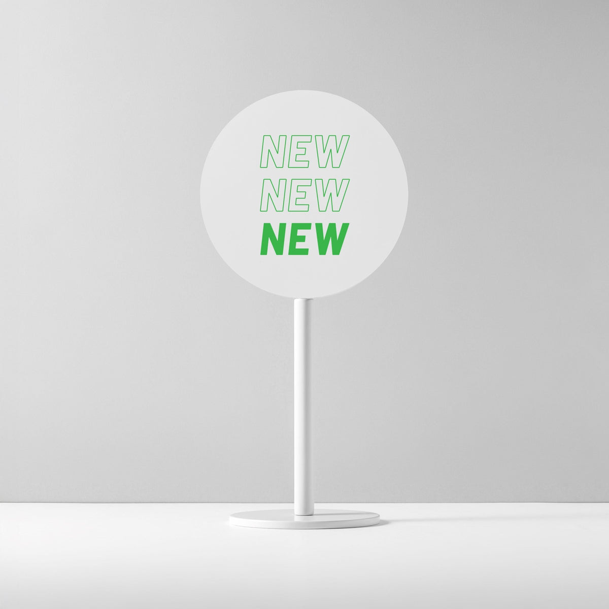 Tabletop Panel Stand – WHITE