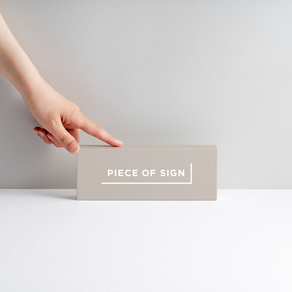 COUNTER / TABLETOP SIGN