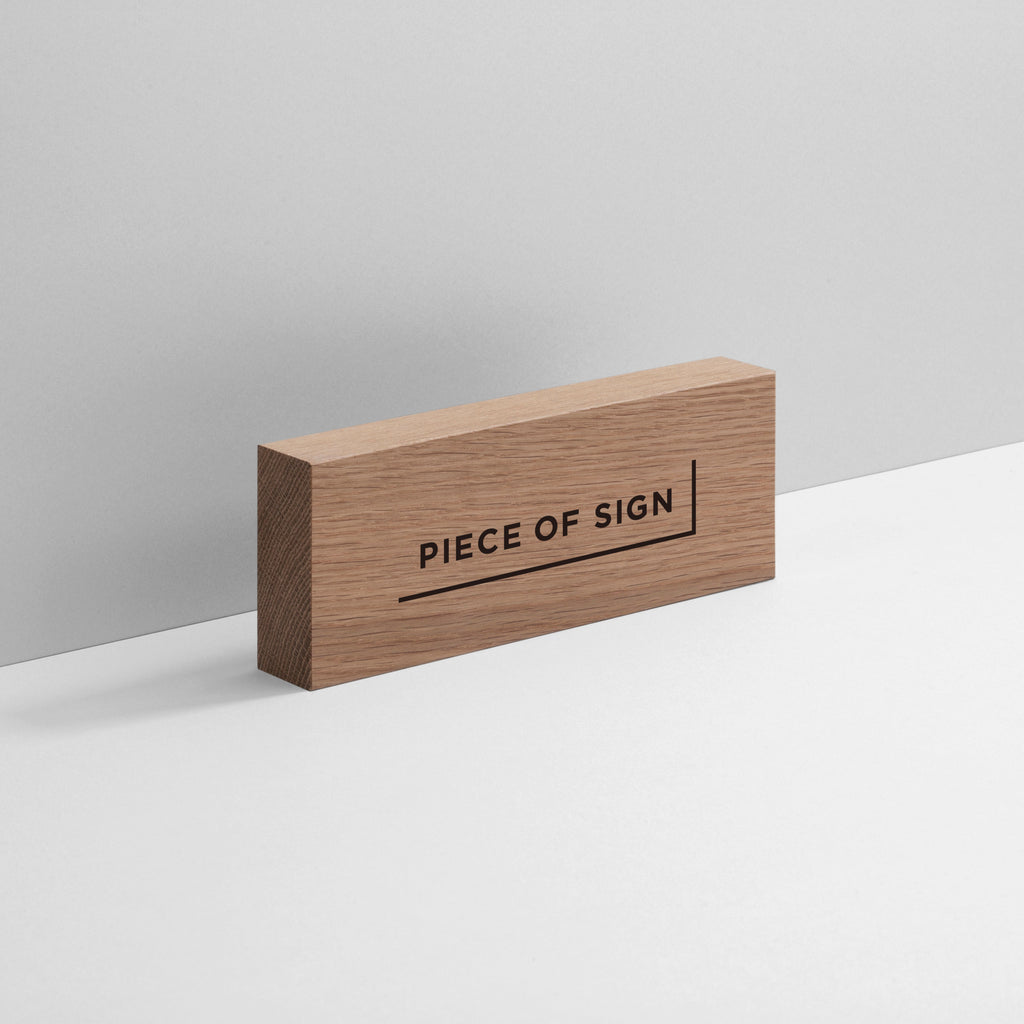 COUNTER / TABLETOP SIGN