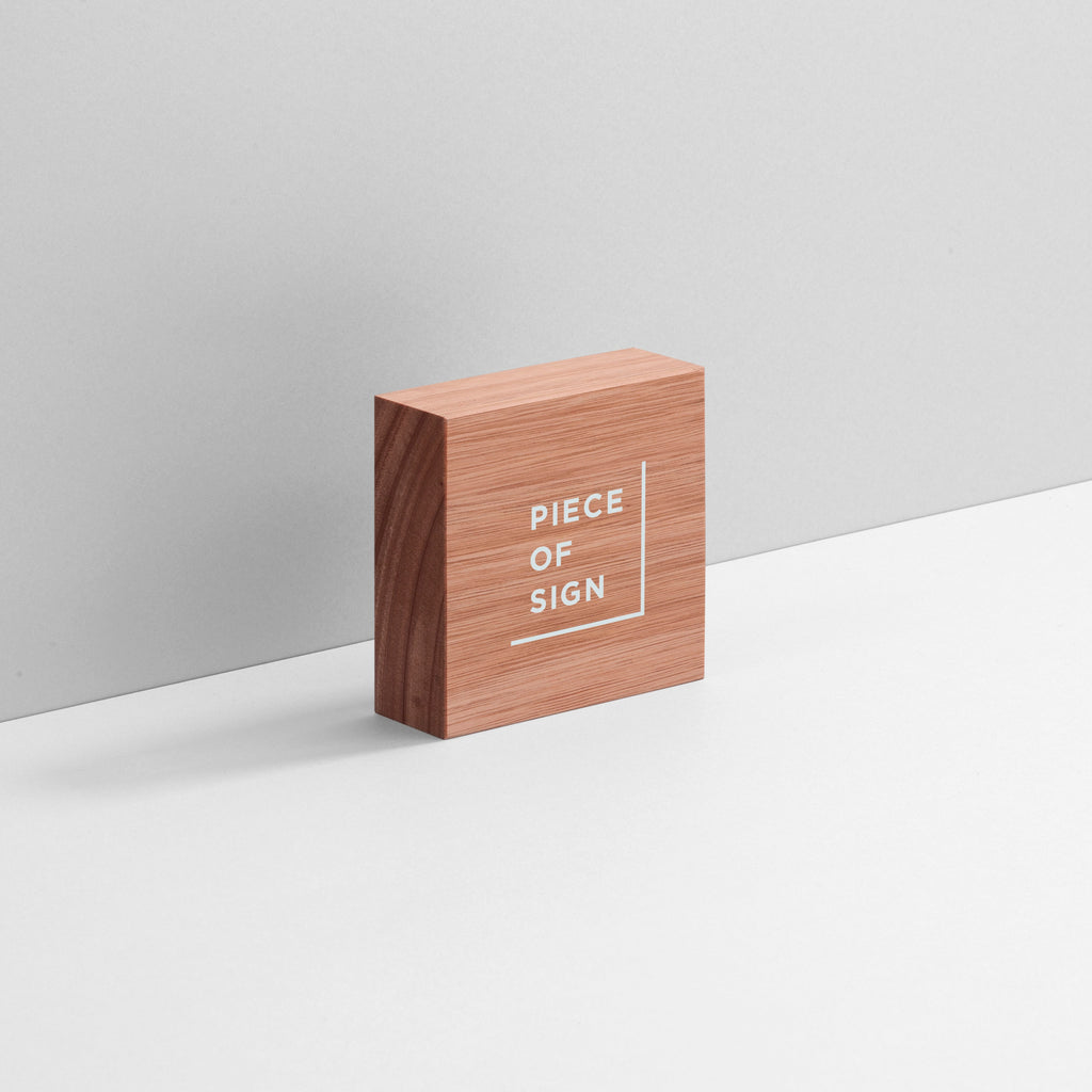 COUNTER / TABLETOP SIGN