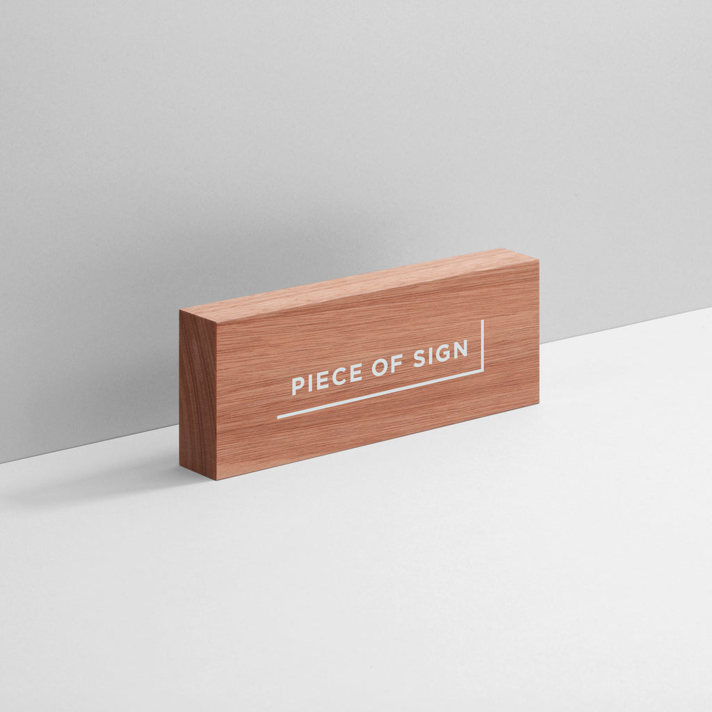 COUNTER / TABLETOP SIGN