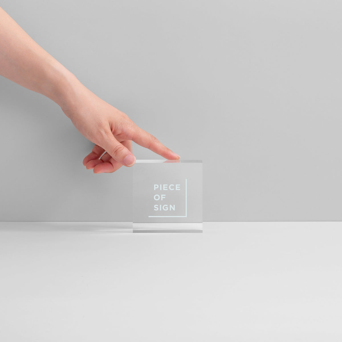 COUNTER / TABLETOP SIGN