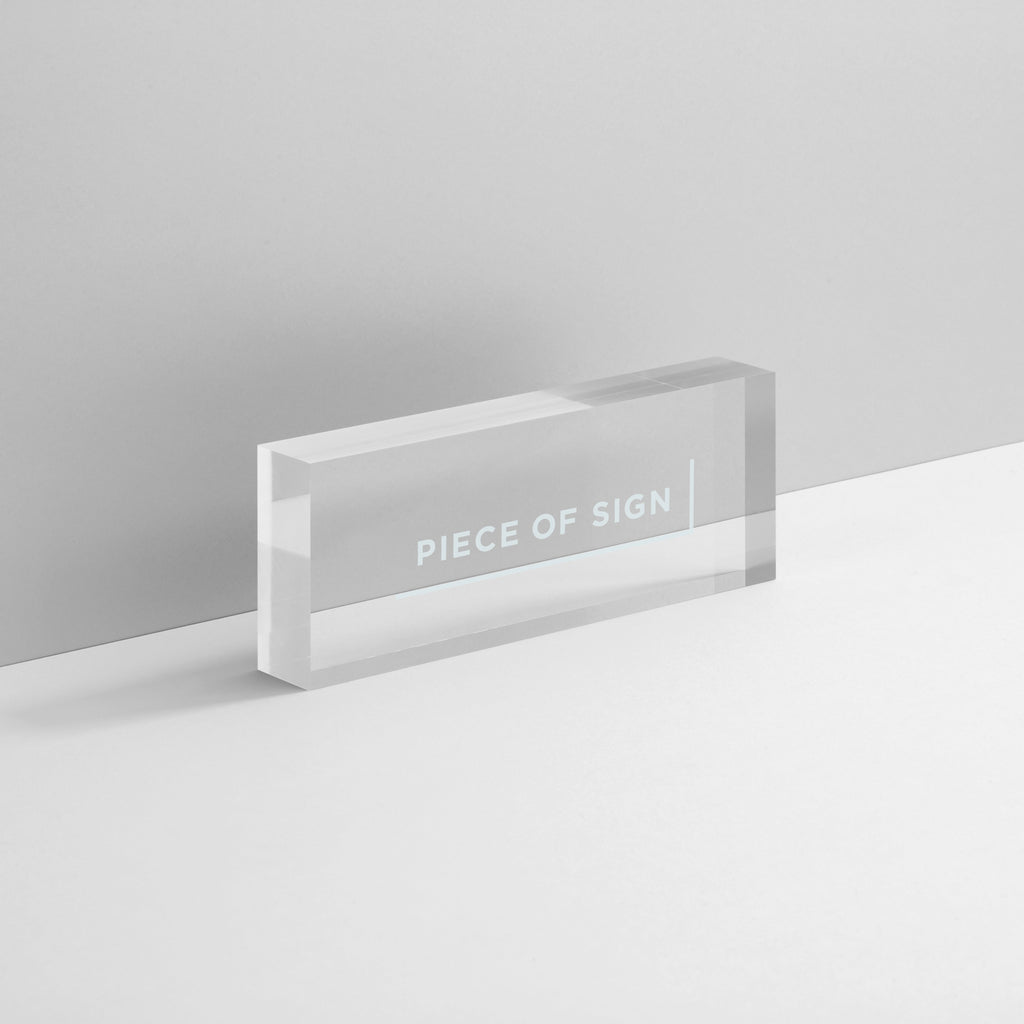 COUNTER / TABLETOP SIGN