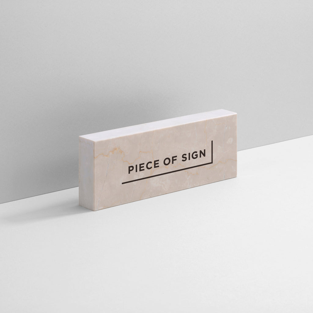COUNTER / TABLETOP SIGN