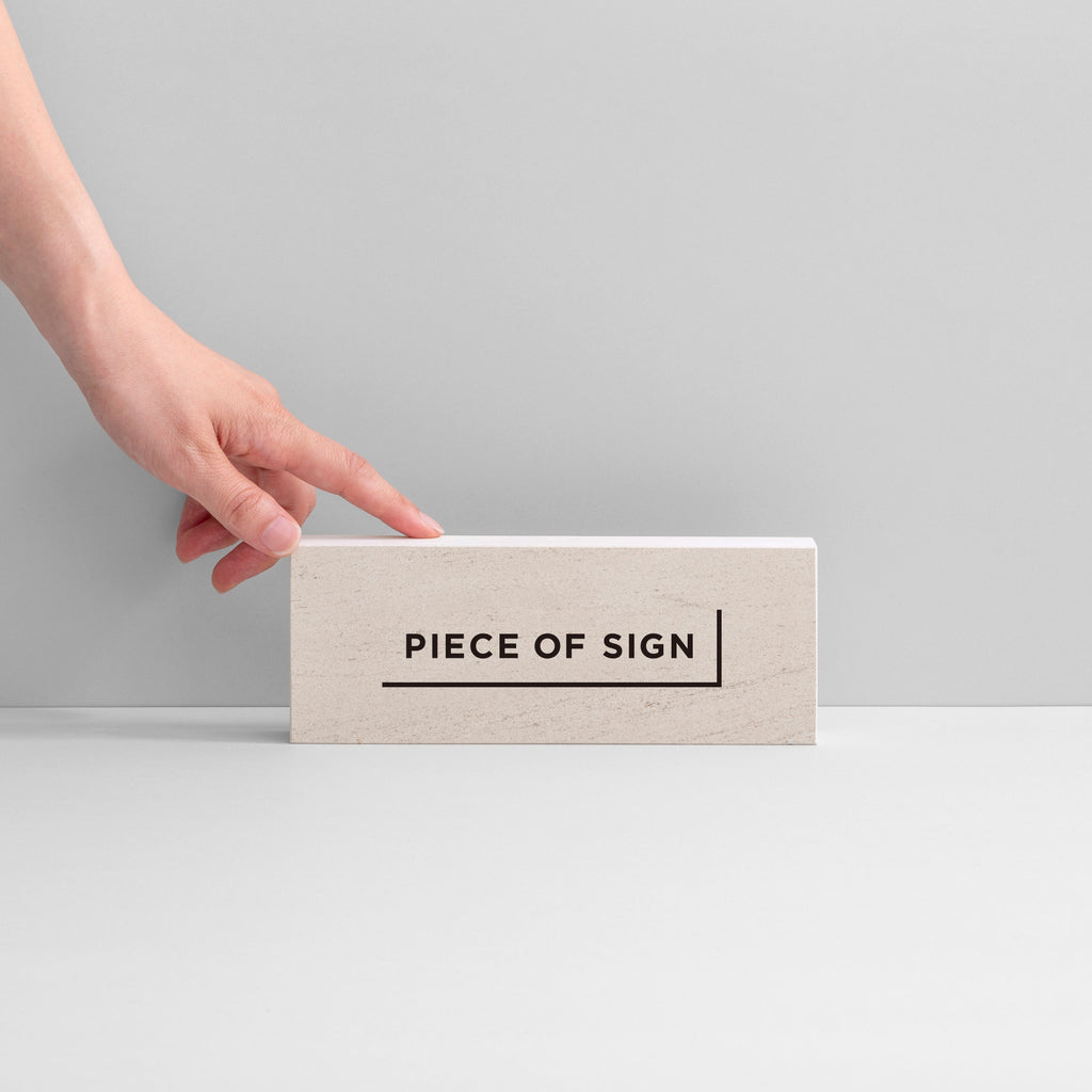 COUNTER / TABLETOP SIGN