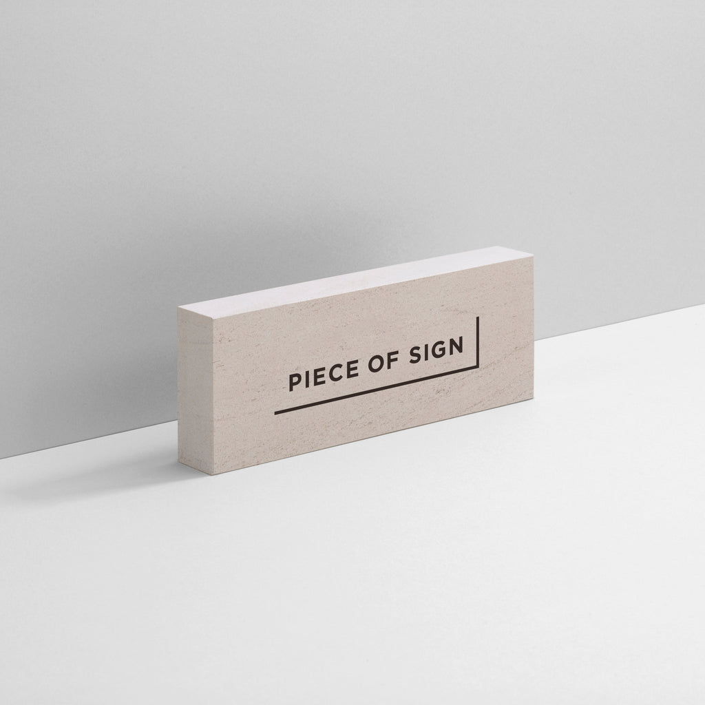 COUNTER / TABLETOP SIGN